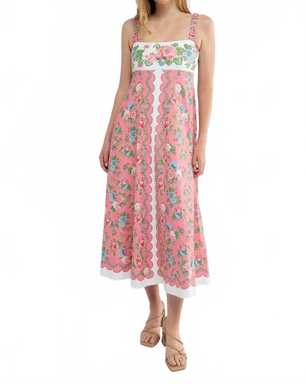 NEW SMITH & QUINN lochlain dress in rose